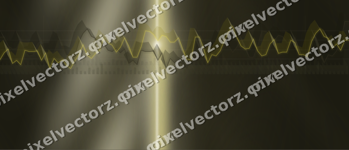 Nahtloser Neon Diagramm Hintergrund in Dunkelbernstein und Gelb