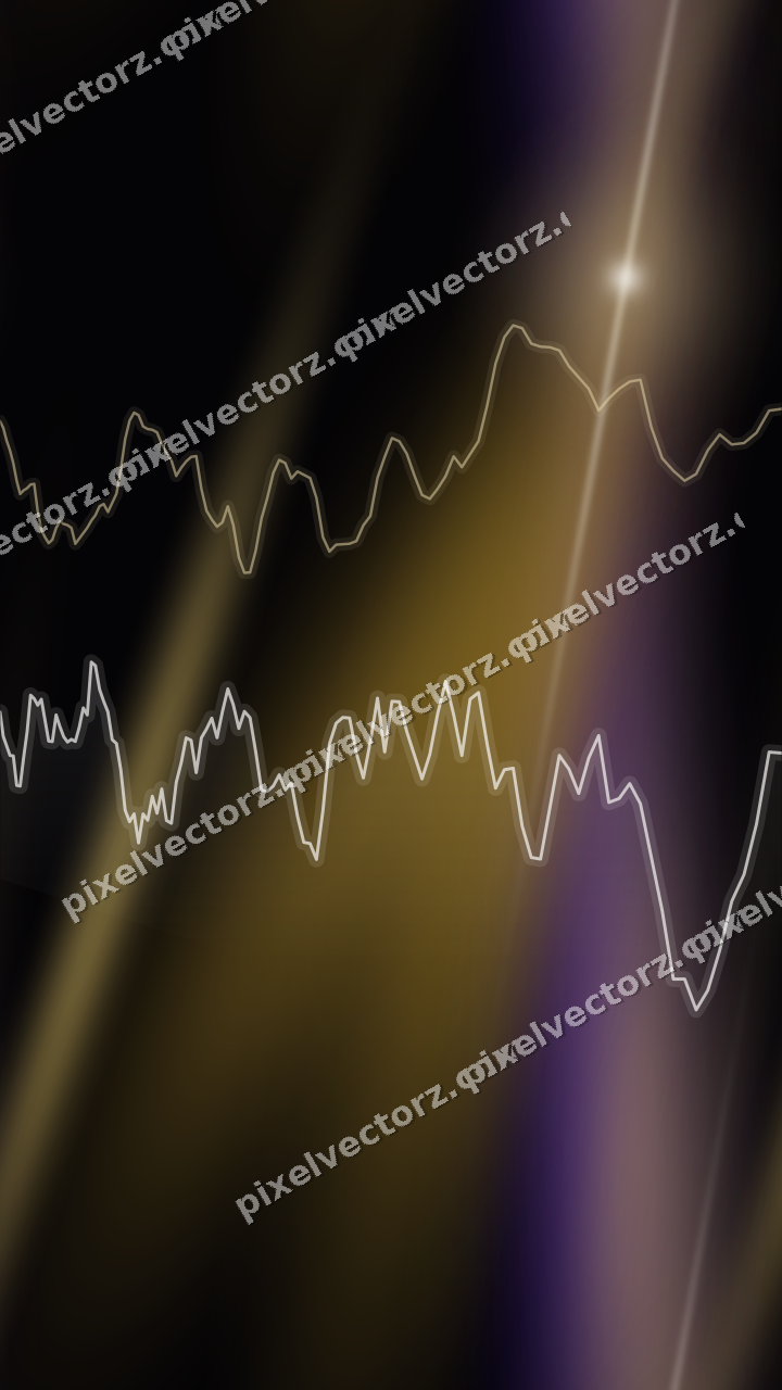 Nahtloser Neon Diagramm Hintergrund in Bernstein und Violett
