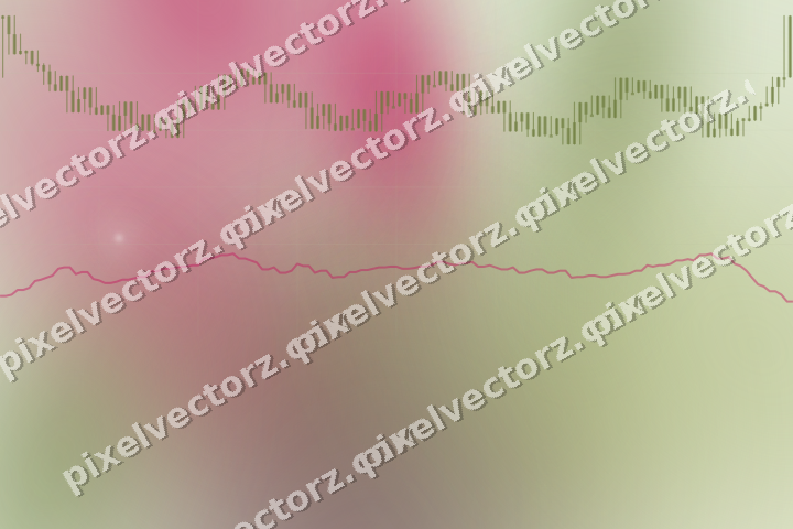 Soft pastel chart background in lime and pink