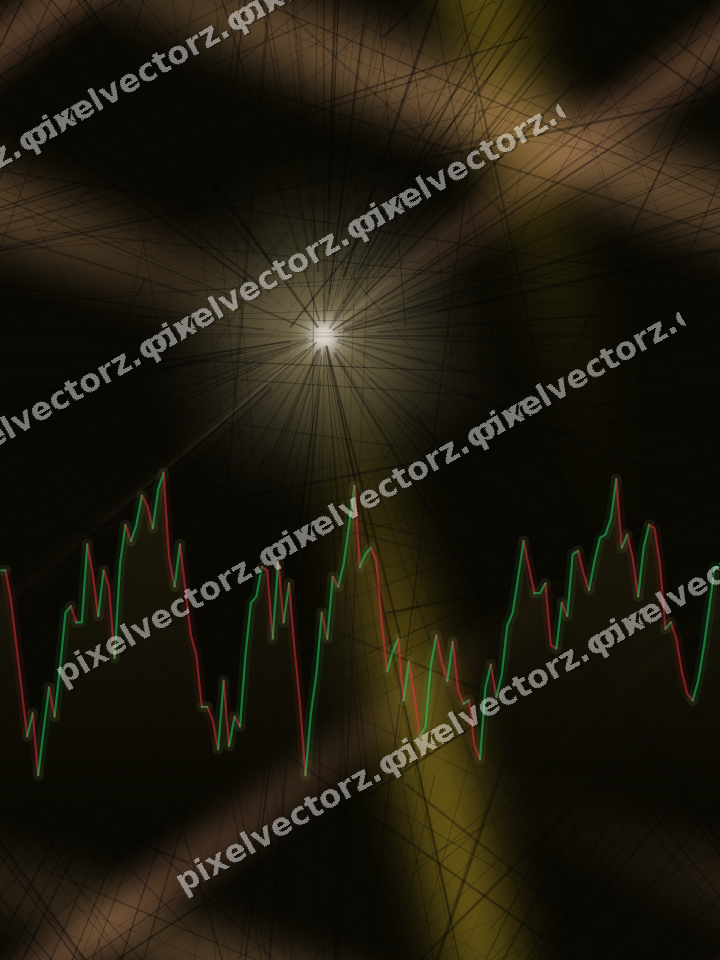 Nahtloser Neon Diagramm Hintergrund in Bernstein und Orange