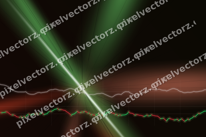 Leuchtender Neon Diagramm Hintergrund in Rot und Orange