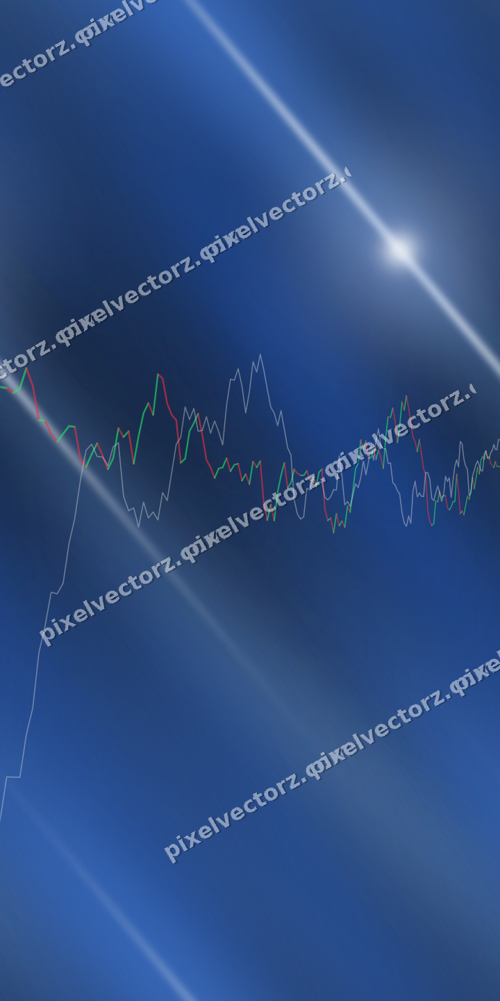 Nahtloser Neon Diagramm Hintergrund in Blau