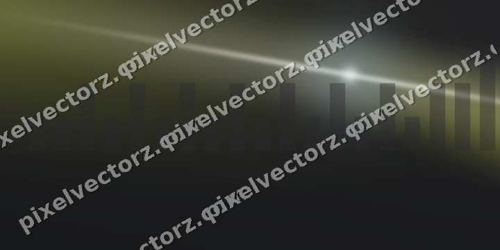 Glowing neon chart background in yellow and grey