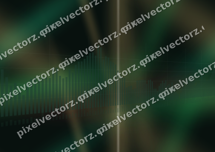 Nahtloser Neon Diagramm Hintergrund in Grün und Rot