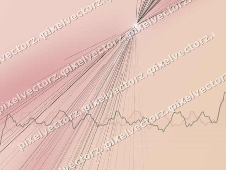 Soft pastel chart background in red and dark green