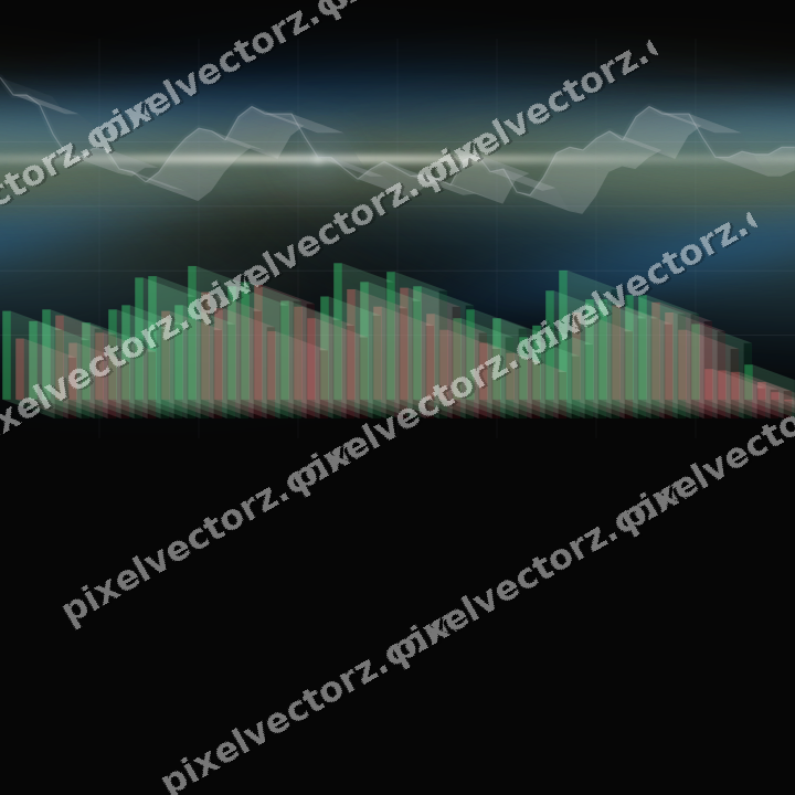 Nahtloser Neon Diagramm Hintergrund in Blau und Gelb