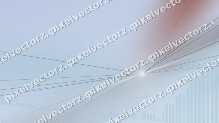 Soft pastel chart background in cyan and red