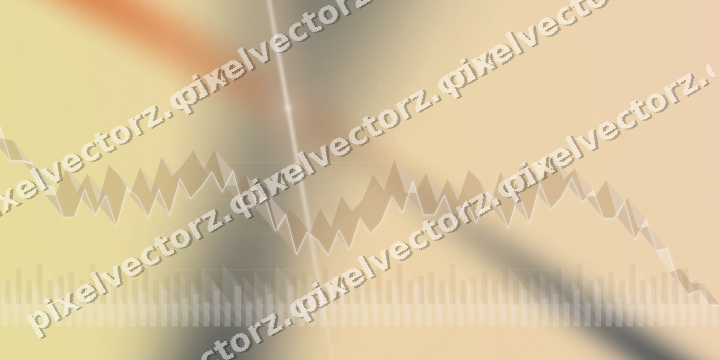 Soft pastel chart background in dark blue and orange