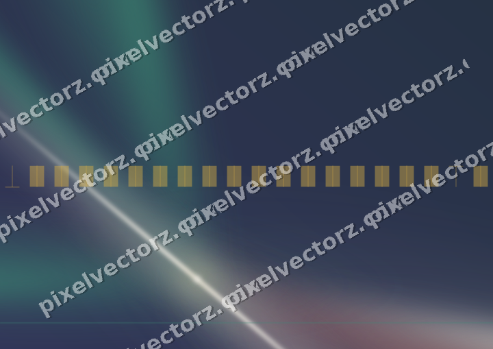 Glowing neon chart background in amber and green
