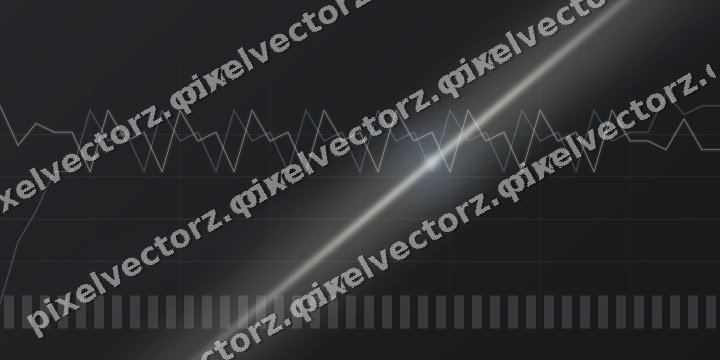 Glowing neon chart background in yellow and grey