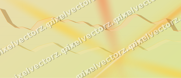 Soft pastel chart background in orange and amber