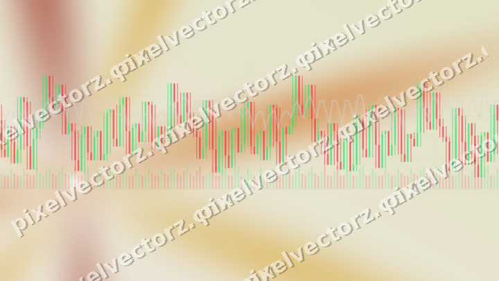 Soft pastel chart background in orange and amber