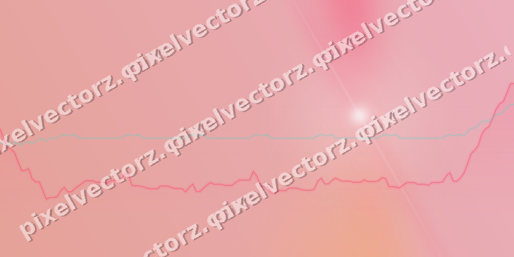 Soft pastel chart background in pink and amber