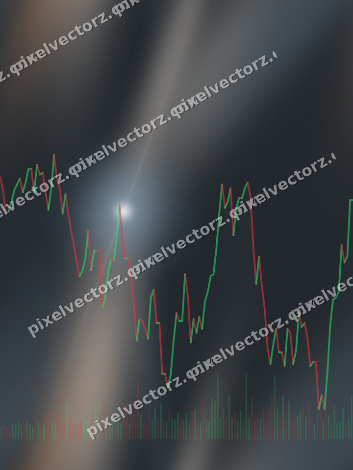 Nahtloser Neon Diagramm Hintergrund in Blau und Orange