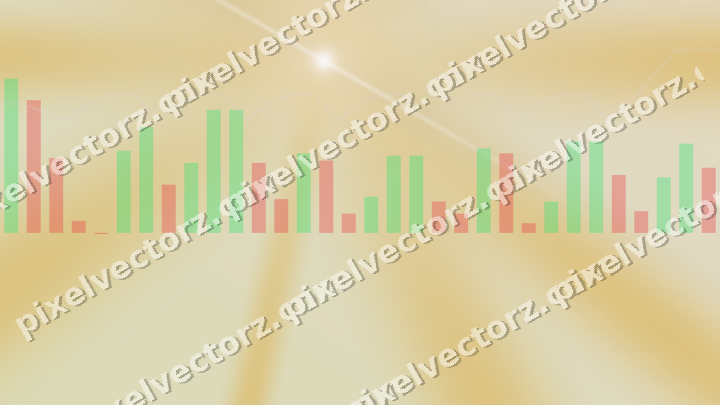 Soft pastel chart background in orange and amber
