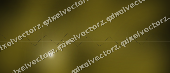 Glowing neon chart background in amber and yellow