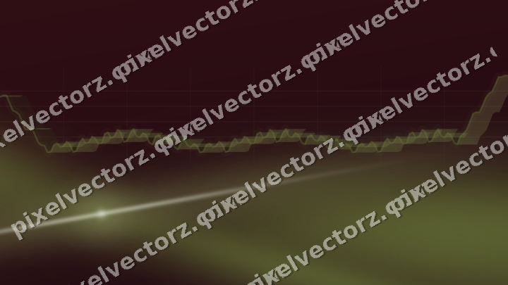 Glowing neon chart background in lime and pink