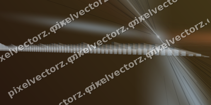 Glowing neon chart background in blue and orange