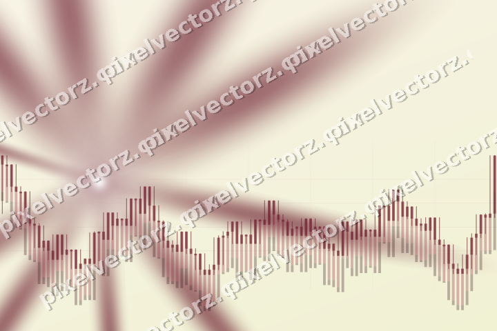 Soft pastel chart background in dark pink and red