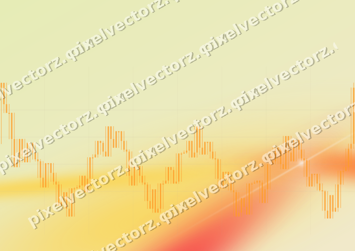 Soft pastel chart background in orange and amber