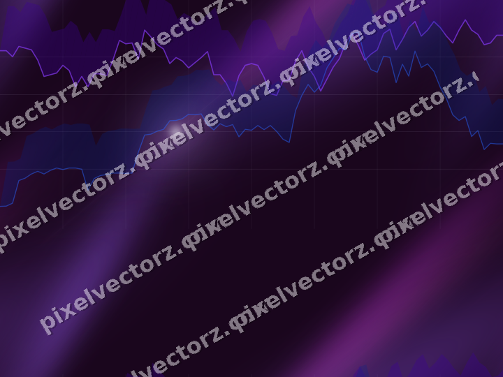 Nahtloser Neon Diagramm Hintergrund in Violett und Blau