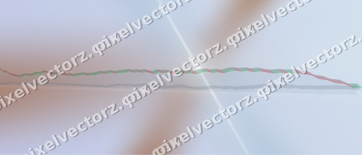 Soft pastel chart background in blue and orange
