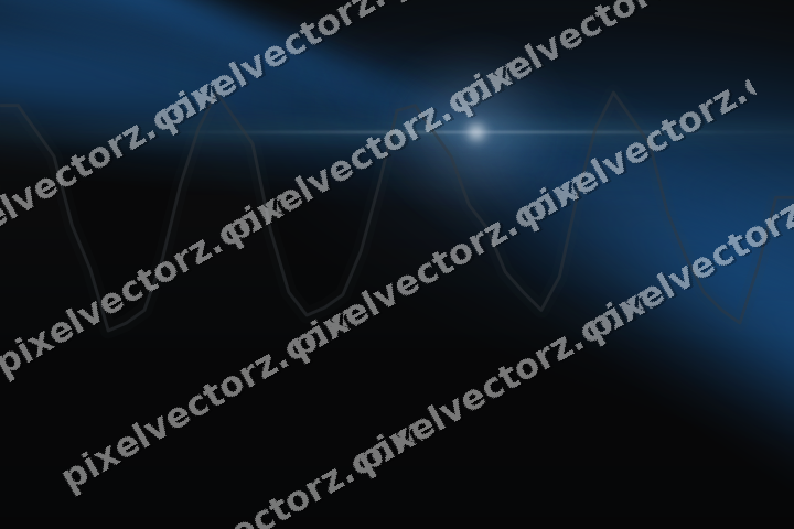 Glowing neon chart background in blue and teal