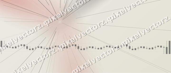 Soft pastel chart background in red and pale amber