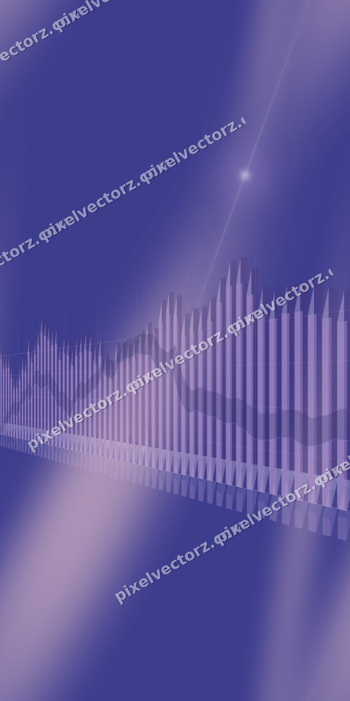Nahtloser Neon Diagramm Hintergrund in Violett und Blau
