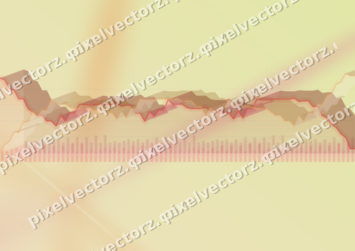 Soft pastel chart background in red and orange