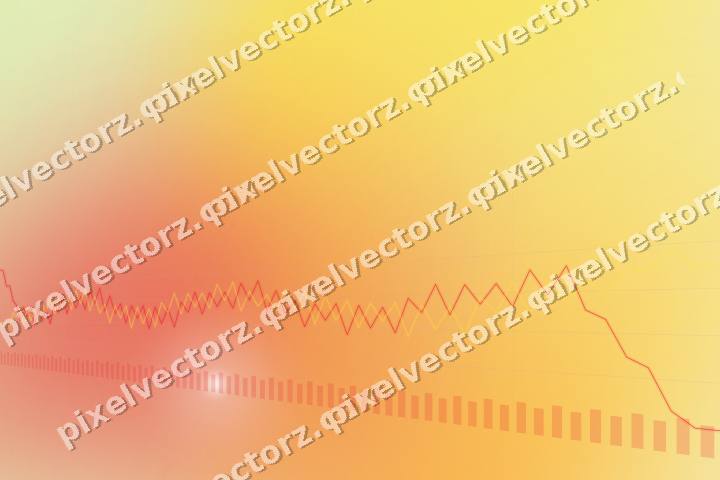 Soft pastel chart background in red and orange