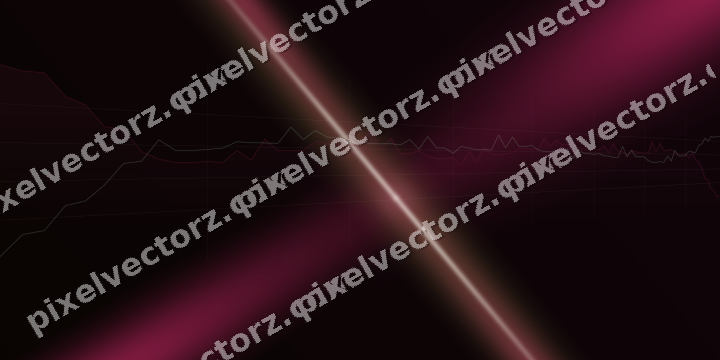 Glowing neon chart background in pink and green
