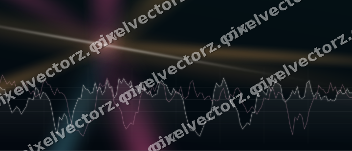Leuchtender Neon Diagramm Hintergrund in Rosa und Türkis