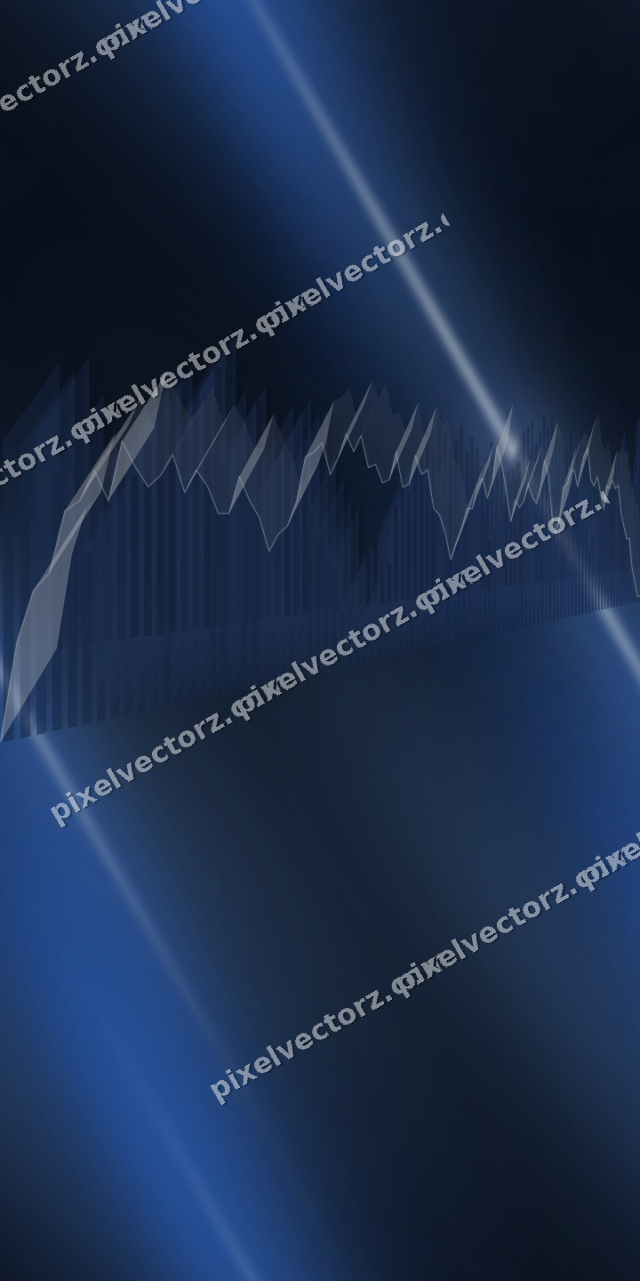 Nahtloser Neon Diagramm Hintergrund in Blau