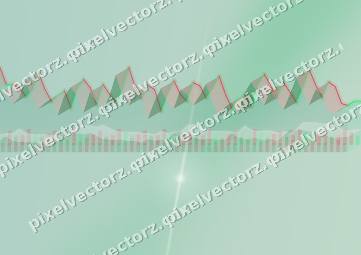 Soft pastel chart background in green and teal