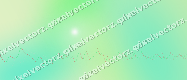 Soft pastel chart background in green and lime