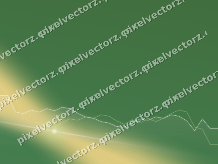 Glowing neon chart background in lime and yellow