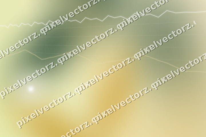 Soft pastel chart background in amber and dark green