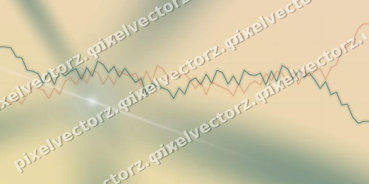 Soft pastel chart background in dark teal and orange