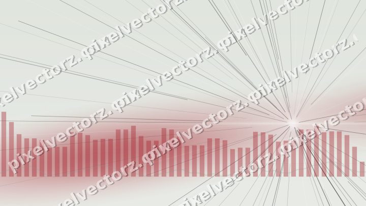 Soft pastel chart background in red and pale lime