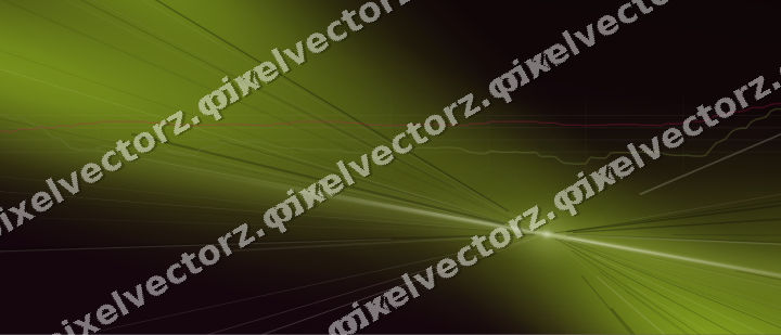 Glowing neon chart background in lime and pink