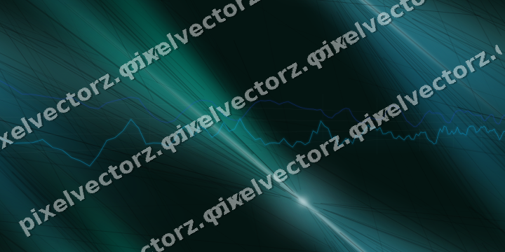 Nahtloser Neon Diagramm Hintergrund in Türkis und Petrol