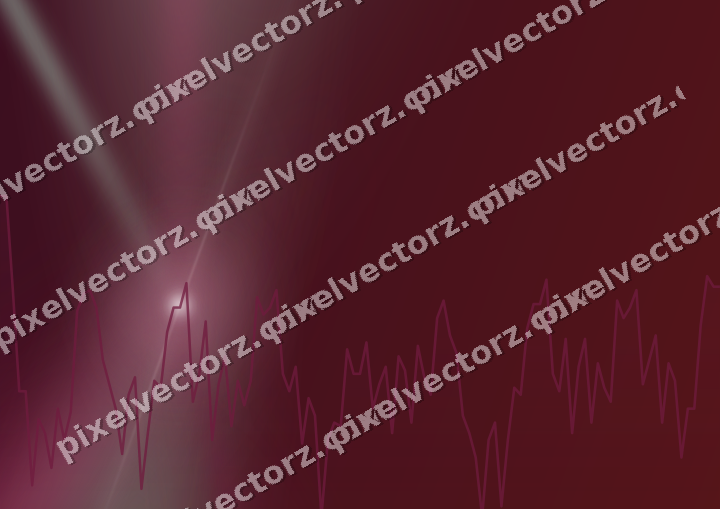 Glowing neon chart background in dark pink and green