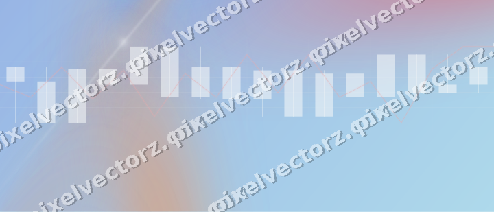 Soft pastel chart background in blue and red