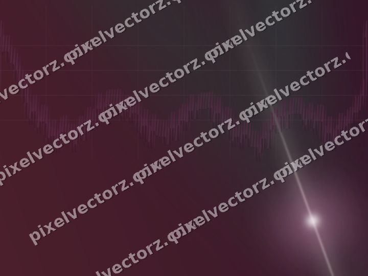 Glowing neon chart background in dark magenta and pink