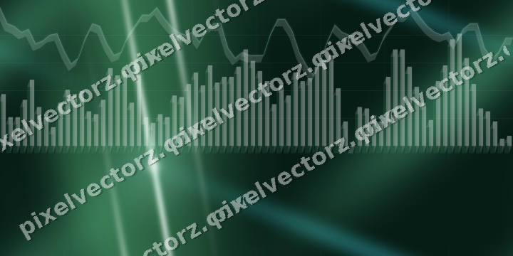 Nahtloser Neon Diagramm Hintergrund in Grün und Petrol