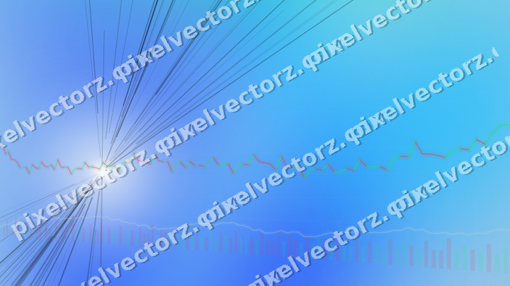 Soft pastel chart background in cyan and teal