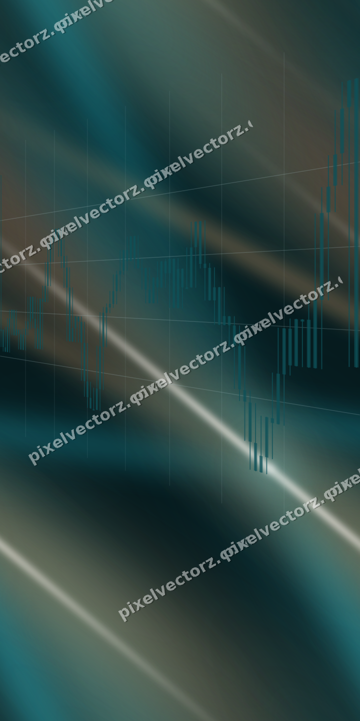 Nahtloser Neon Diagramm Hintergrund in Petrol und Orange