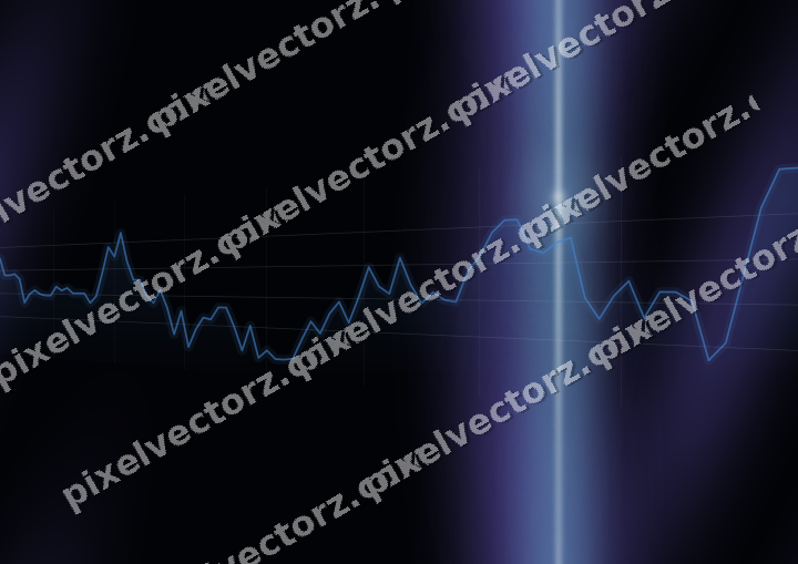 Nahtloser Neon Diagramm Hintergrund in Blau und Türkis