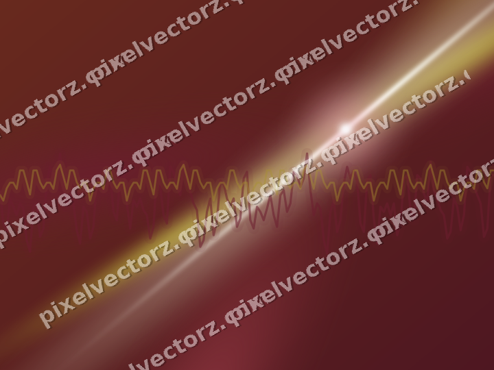 Glowing neon chart background in dark pink and red